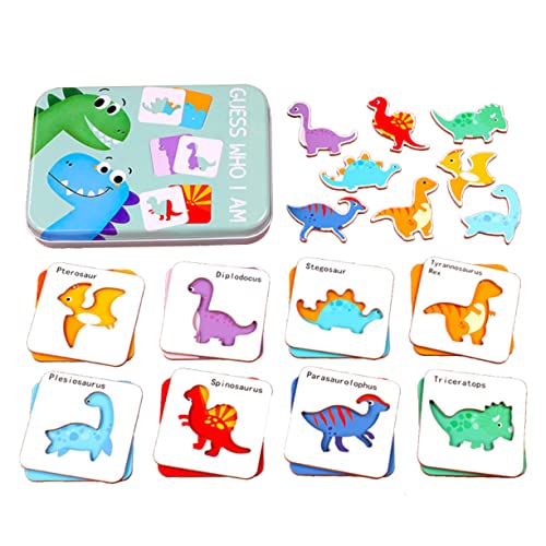 KOMBIUDA 1 Satz Kleinkind rätsel Kinder holzspielzeug The Animal Puzzles Formen Lernspielzeug für frühes Lernen Kleinkindspielzeug Kinderspielzeug pädagogisches Puzzlespielzeug Hölzern von KOMBIUDA