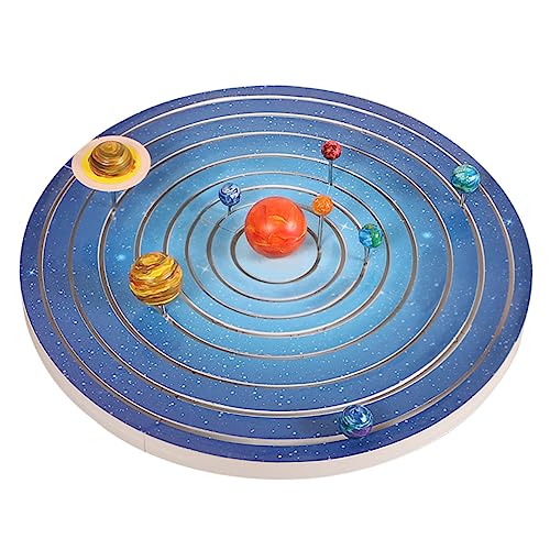 KOMBIUDA 1 Satz Modellbausatz zum Ausmalen des Sonnensystems Lernpuzzle-Spielzeug Weltraumspielzeug für Kinder Kinderspielzeug Arts and Crafts for Kinder färben Spielzeug Kinder rätsel von KOMBIUDA