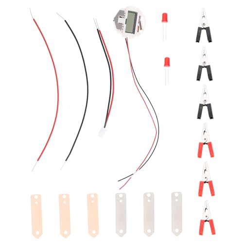 KOMBIUDA 1 Satz Obst-Experiment experimente Experiment Technologie für Educational Toys Tiere Fruchtbatterie-Experiment-Stütze Batterie-Kit für Obst Metall von KOMBIUDA