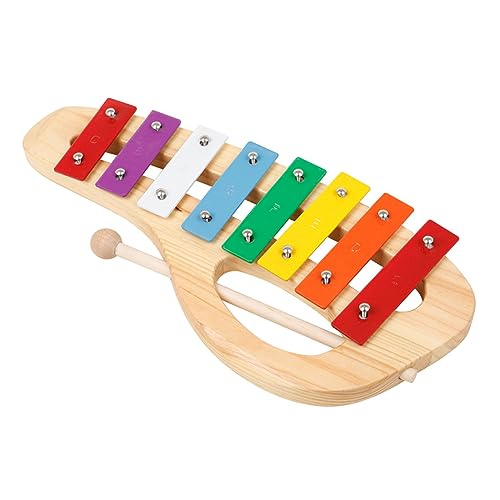 KOMBIUDA 1 Satz Oktave Handpercussion Schlaginstrument Orff Musik Metal Oder Percussion Musikalisches Klopfspielzeug Orff Musikspielzeug Kinderspielzeug Metall Colorful von KOMBIUDA