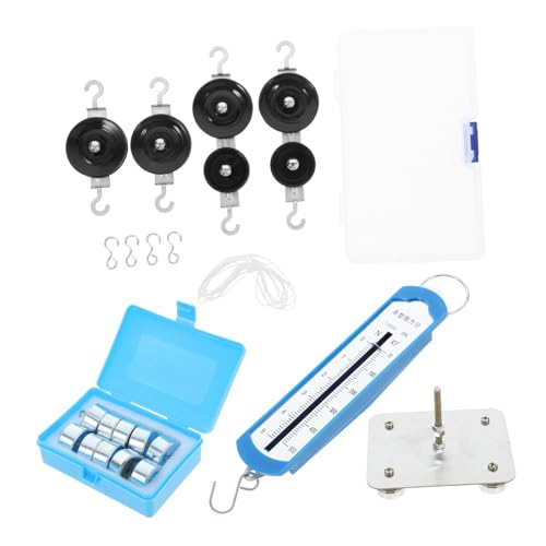 KOMBIUDA Physik-mechanik-flaschenzug-modellbausatz Für Mittelschule Wissenschafts-kit Experimente Schüler Labor Plastik Magnetfuß Kraftmessgerät KOMBIUDA Physik-mechanik-flaschenzug-modellbausatz Für Mittelschule Wissenschafts-kit Experimente Schüler Labor Plastik Magnetfuß Kraftmessgerät von KOMBIUDA