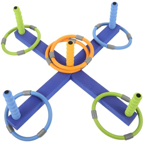 KOMBIUDA 1 Satz Ring-Ring- werfen Ringe Ring-Wurf Kinderspiele für kinderspielzeug Ringwurfspiel Ringwurfspiel- Nr Colorful von KOMBIUDA