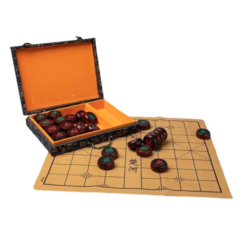 KOMBIUDA 1 Satz Schach luzhanqi Junqi Puzzle-Spielzeug chinesisches Tischspiel Freizeitspiel Chinese Chess bastelzeug brettspiele Kinderspielzeug Massivholz von KOMBIUDA