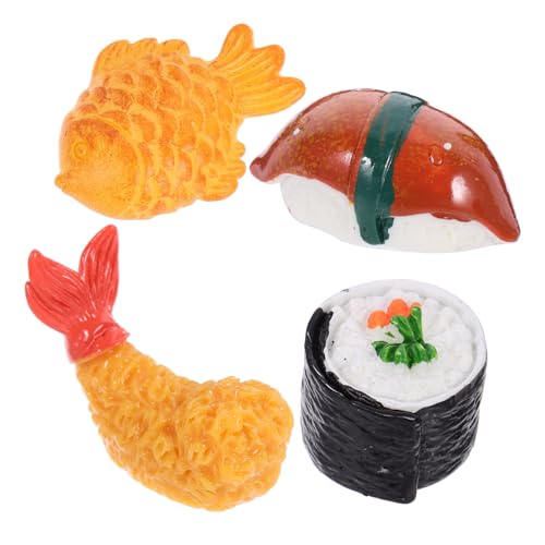 KOMBIUDA 1 Satz Simulationspuppenhaus Snacks Dekoration Mini-Snack Realistisch Zur Anzeige Mini-Japanisches Essen DIY-Snack-Ornamente Simulation Japanisches Mini-Essen Mini-Snack-dekor Harz von KOMBIUDA