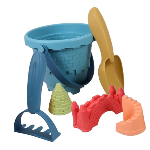 KOMBIUDA 1 Satz Strandeimer sandspielzeug strandspielzeug draußen strandaccessoire Outdoor Kid Toys Sandeimer Strandspielzeug für Plastik Blue von KOMBIUDA