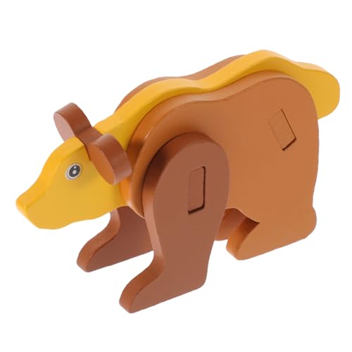 KOMBIUDA 1 Satz Tierpuzzle Bausteine Cartoon-Puzzle- Lernspielzeug für Kleinkinder Holzpuzzle für Kleinkinder Lernspielzeug aus Holz Holzpuzzle für hölzern KOMBIUDA 1 Satz Tierpuzzle Bausteine Cartoon-Puzzle- Lernspielzeug für Kleinkinder Holzpuzzle für Kleinkinder Lernspielzeug aus Holz Holzpuzzle für hölzern von KOMBIUDA