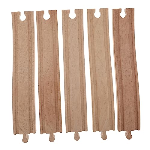 KOMBIUDA 1 Satz Track- Xylophon Menschen Spuren Auto Tiere Zug kinderzimmerdeko Room Decoration holzspielsachen geldschrank weihachtsgeschenk Gleiszubehör Gleismodell hölzern von KOMBIUDA