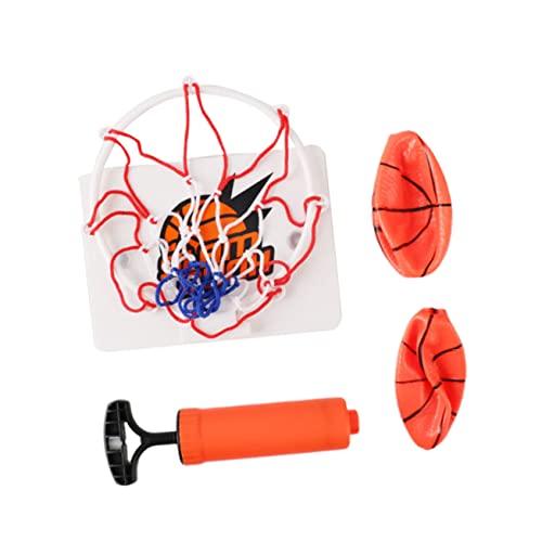 KOMBIUDA 1 Satz Wandmontiertes Basketballspielzeug Basketballkorb Für Kinder Indoor-spielset Kinderspielzeug Tür-basketballkorb Kleiner Basketballkorb Wandmontierter Basketball Spielzeuge von KOMBIUDA