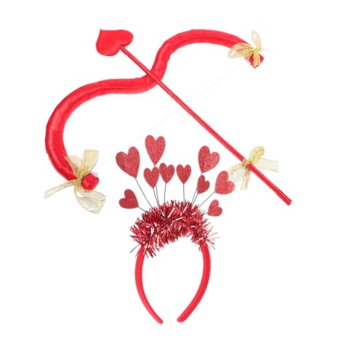 KOMBIUDA 1 Set Amor Requisiten Amor Outfit Für Damen Valentinstag Kostüm Valentinstag Requisiten Valentins Stirnband Amor Kostüm Damen Amor Kostüm Herren Valentinstag Kostüm von KOMBIUDA