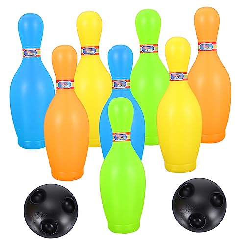 KOMBIUDA 1 Set Bowlingkugel Spielzeug Outdoor Bowling Spielzeug Sportspielzeug Kinder Bowling Spielzeug Kleinkind Bowling Spielzeug Kinder Lernspielzeug Lernspielzeug Bowling von KOMBIUDA