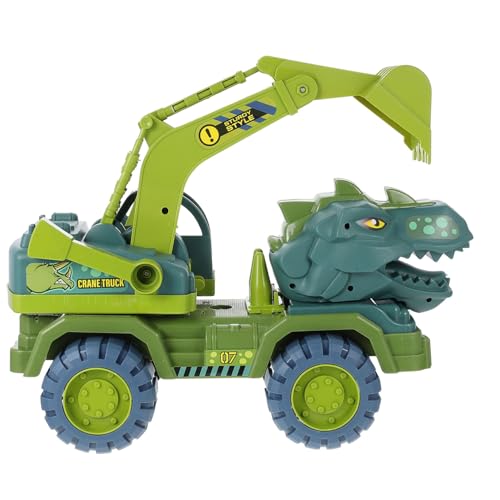 KOMBIUDA 1 Set Dinosaurier Rückziehauto Babyauto Autos Auto Für Mini Kinderspielzeug Autospielzeug Für Jungen Für Babys LKW Kinderauto Lernspielzeug Kunststoff Grün von KOMBIUDA