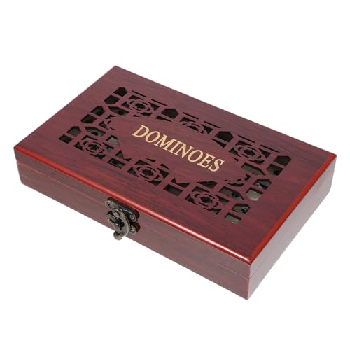 KOMBIUDA Retro Dominoes Set Mit Aufbewahrungstasche Antike Domino Steine Für Partys Und Freizeitspiele Ideal Als Für Freunde Und Familie von KOMBIUDA