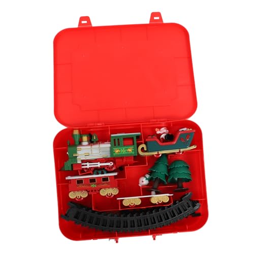 KOMBIUDA 1 Set Elektrische Eisenbahn Spielzeug Spielzeug Elektrische Schiene Spielzeug Elektrische Schiene Zug Elektrische Eisenbahn Auto Elektrische Spielzeug Kinder Zug Spielzeug von KOMBIUDA