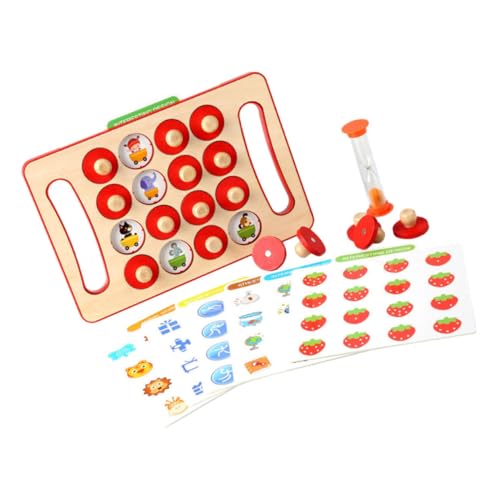 KOMBIUDA 1 Set Gedächtnisspielzeug Für Die Früherziehung Kinderspielzeug Pädagogisches Matching Brettspiel Muster Matching Aufklärungsspielzeug Kinderspielzeug von KOMBIUDA