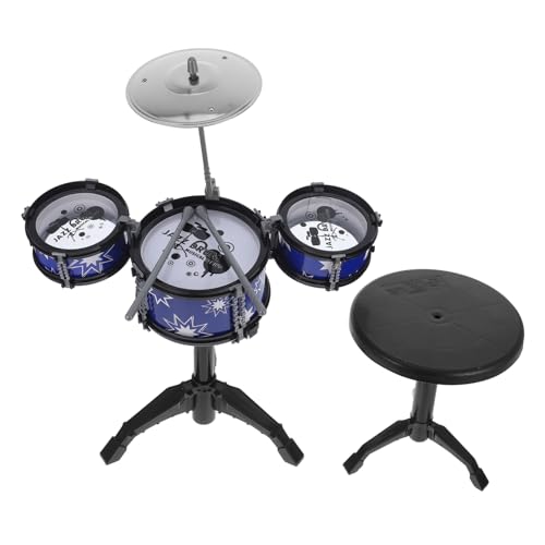 KOMBIUDA 1 Set Jazz Schlagzeug Set Für Pädagogisches Instrument Set Rock Jazz Schlagzeug Set Simulationstrommel Percussion Instrument Musik Aufklärung Bildungsspielzeug Für von KOMBIUDA