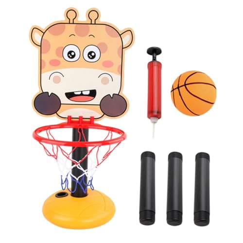 KOMBIUDA 1 Set Kinder Basketballständer Basketballspielzeug Spiel Cartoon Basketballrahmen Kinderspielzeug Basketballkorb Mit Pumpe Kinderspielzeug Kinderspielzeug Basketballrahmen Ständer von KOMBIUDA