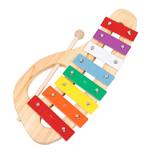 KOMBIUDA 1 Set Kinder Percussion Musical Spielzeug Mit 8-anmerkungs-bunten Handklopfen-Klavier (bunt) von KOMBIUDA