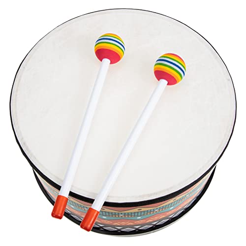 KOMBIUDA 1 Set Kinderschlaginstrument Junge Kind Snare Drum Spiel Musikalische Ozeantrommel Trommeln Für Kleinkinder 1 3 Percussion Musik Bodentrommel Xylophon Instrumente Holz von KOMBIUDA