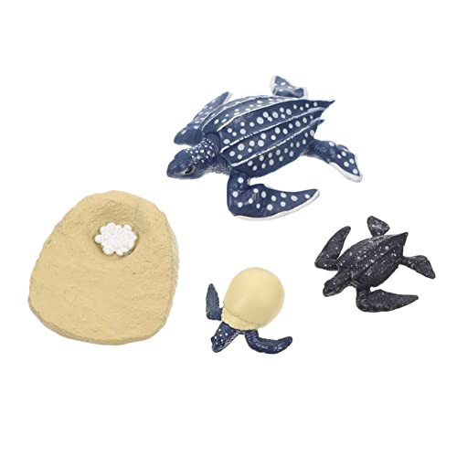 KOMBIUDA 1 Set Leatherback Turtle Wachstumszyklus Modelle Frühere Lernmodelle Gefälschte Turteile Figuren von KOMBIUDA