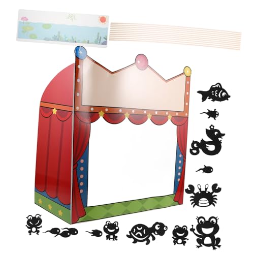 KOMBIUDA 1 Set Puppenspiel Bühne Schattenpuppe Requisiten Kinderpuppe Bühne Schattenpuppe Geschichtenerzählen Für Puppentheater Schattenpuppenbox von KOMBIUDA