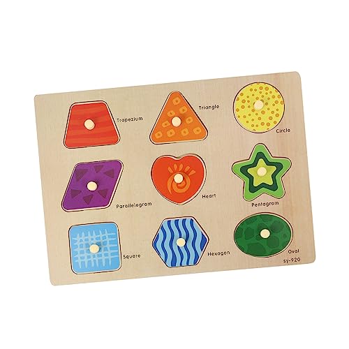 KOMBIUDA 1 Set Puzzle Board Hölzerne Cartoon Matching Puzzierspielzeug Für Kinder von KOMBIUDA