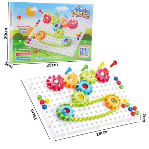 KOMBIUDA 1 Set Radkette Spielzeug Kreatives Spielzeug Kreatives Spielzeug Motorikspielzeug Werkzeugkasten Spielzeug Werkzeugkasten Spielzeug DIY Spielzeugkette Getriebe Spielzeug D von KOMBIUDA