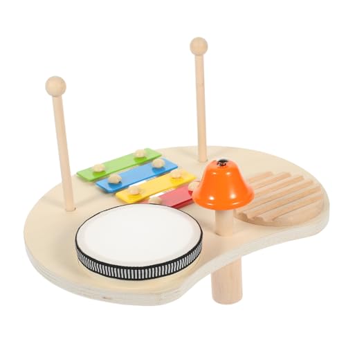 KOMBIUDA 1 Set Schlaginstrument Musikinstrument Spielzeug Musikinstrumente Spielzeug Pädagogische Percussion Trommel Kinder Xylophon Trommel Spielzeug Frühe Pädagogische Holz Und von KOMBIUDA