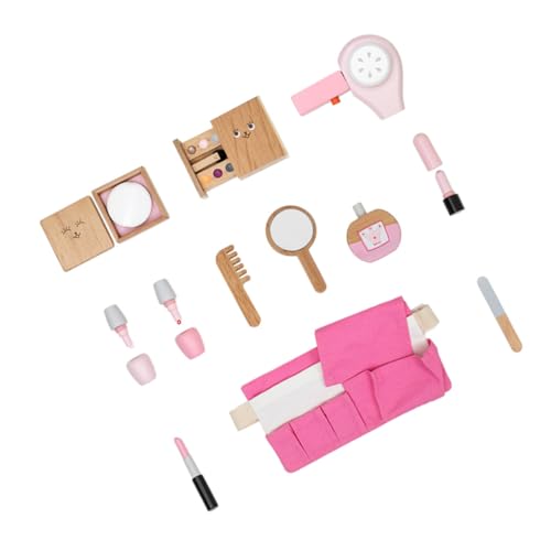 KOMBIUDA 1 Set Simulation Kosmetiktasche Make Up Set Für Make Up Sets Für Kosmetikspielzeug Hochsimulation Make Up Mädchenspielzeug Simulation Kosmetikspielzeug Holzspielzeug von KOMBIUDA