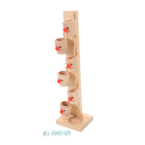 KOMBIUDA 1 Set Spieltisch Holzspielzeug Junge Spielzeug Kinderspielzeug Spielzeug Spielzeug Holzschieber Spielzeug Marmorkugellaufspielzeug Holzschieber Spielzeug Spielspielzeug von KOMBIUDA