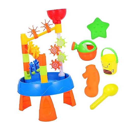 KOMBIUDA 1 Set Strandtisch Kinderspielzeug Strandspielzeug Für Wassersandtischspielzeug Kinderspielzeug Strandsandspielzeug Strandspielzeug Sandtisch Spielset Strandspielzeug Kunststoff von KOMBIUDA