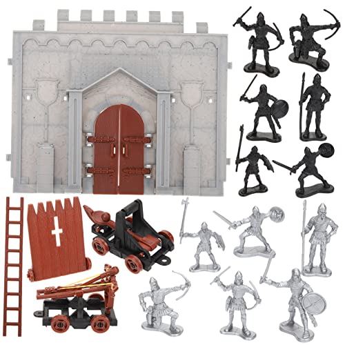 KOMBIUDA 1 Set Toy Castle Soldier Figur Vintage Castle Fahrzeug Armee Männer Figuren Spielzeug Spielzeug von KOMBIUDA