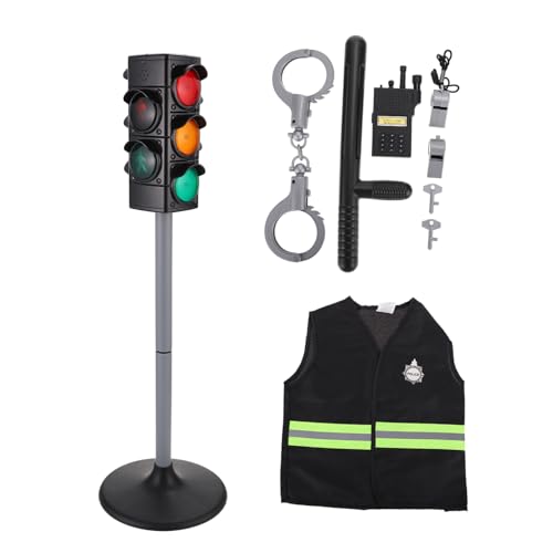 KOMBIUDA 1 Set Verkehrspolizei Spielspielzeug Kinderspielzeug Straßenschild Spielzeug Spielzeug Ampel Sandkastenspielzeug Kinderspielzeug Ampelschild Straßenschilder Spielset Kidcraft von KOMBIUDA