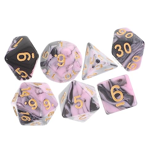 KOMBIUDA Würfel Set 10 Seitige Mehrseitige Würfel Tragbare Acryl Party Würfel Spiel Prop Für Partys von KOMBIUDA