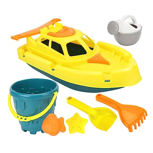 KOMBIUDA 1 Set Yacht Strandspielzeug Figuren Strand Aufbewahrungskorb Aufbewahrungskorb Anhänger Flieder Schlüsselanhänger Glücksfischnetz Marine Dekoration Teller Körperband von KOMBIUDA