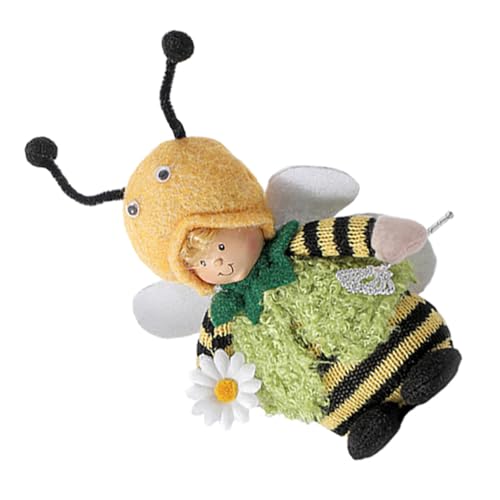 KOMBIUDA 1 Stück Flügel Bienenornamente Honigdekoration Kinderspielzeug Kinderspielzeug Für Festivalschmuck Kreative Bienenpuppe Gestrickte Puppe Bienenpuppe Biene Stofftier Stoff von KOMBIUDA