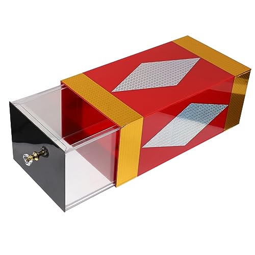 KOMBIUDA 1 Stück Karton Acryl Zug Netz Deckel Wagen Auto faltbar trickschachtel Trick Box Magische Requisiten für Veranstaltungen Zauberbox Trickboxen Bühnen-Gimmick-Requisiten von KOMBIUDA