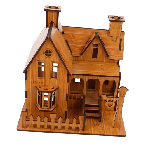 KOMBIUDA Baustein Spielzeug 1pc Montiert Puzzle 3D Villa Modell Puzzle Dekorative Modell Kit Jungen Mädchen von KOMBIUDA