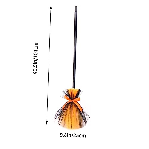 KOMBIUDA 1 Stück Zauberbesen Hexengaze Besen Cosplay Hexenbesen Klein Halloween Realistischer Zauberer Fliegender Besen Drinnen Kostüm Hexenbesen Besen Für Erwachsene Hey Tuch Orange KOMBIUDA 1 Stück Zauberbesen Hexengaze Besen Cosplay Hexenbesen Klein Halloween Realistischer Zauberer Fliegender Besen Drinnen Kostüm Hexenbesen Besen Für Erwachsene Hey Tuch Orange von KOMBIUDA