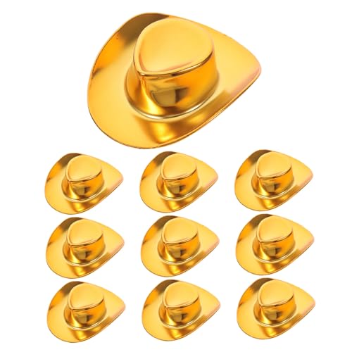 KOMBIUDA 10 Stück Teiliges Mini Cowboy Hüte mit Glitter Kleine Western Cowgirl Hüte aus Kunststoff für Puppenhaus Dekoration und DIY Kreativität Vielseitig Einsetzbar für Schlüsselanhänger KOMBIUDA 10 Stück Teiliges Mini Cowboy Hüte mit Glitter Kleine Western Cowgirl Hüte aus Kunststoff für Puppenhaus Dekoration und DIY Kreativität Vielseitig Einsetzbar für Schlüsselanhänger von KOMBIUDA