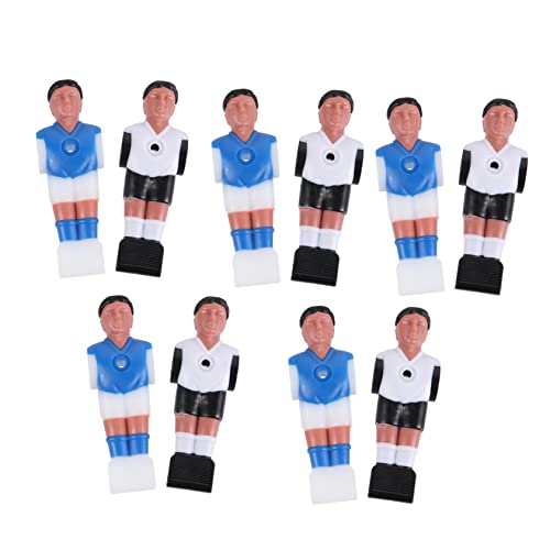 KOMBIUDA 10 Stück Teiliges Tischfußball Spieler Ersatz Fußballfiguren für Tischkicker Robuste Spielfiguren in und Blau Langlebig und Farblich für Verbesserten Spielspaß KOMBIUDA 10 Stück Teiliges Tischfußball Spieler Ersatz Fußballfiguren für Tischkicker Robuste Spielfiguren in und Blau Langlebig und Farblich für Verbesserten Spielspaß von KOMBIUDA
