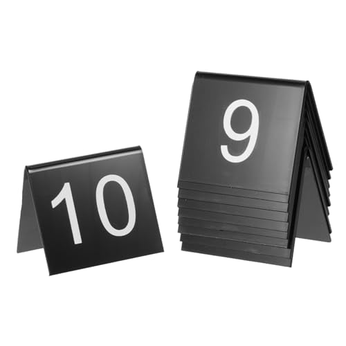 KOMBIUDA 10 Teiliges Dreieckige Acryl Tischnummernschilder Stabile Beweismarker für Krimi Dekoration Kreative Zahlenmarkierungen für Themenpartys und Detektivspiele KOMBIUDA 10 Teiliges Dreieckige Acryl Tischnummernschilder Stabile Beweismarker für Krimi Dekoration Kreative Zahlenmarkierungen für Themenpartys und Detektivspiele von KOMBIUDA