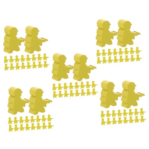 KOMBIUDA 100 STK Brettspiel-schachfiguren Spielfiguren Schach Ersatz Schach Für Brettspiel Tischmarker Tabletop-spielkomponente Brettspiel Schach Spielzubehör Brettspiele Bauern Yellow Holz von KOMBIUDA