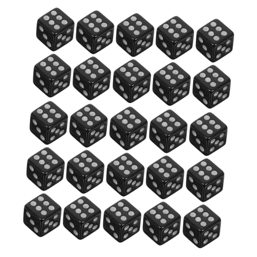 KOMBIUDA 100 Stück Mini Würfel Schwarz Kleine Würfel für Brettspiele Party Zubehör Klare Punkte Tragbar für Spielspaß Unterwegs KOMBIUDA 100 Stück Mini Würfel Schwarz Kleine Würfel für Brettspiele Party Zubehör Klare Punkte Tragbar für Spielspaß Unterwegs von KOMBIUDA