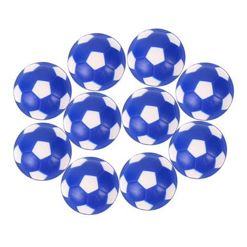 KOMBIUDA 10St Tischfußball Mini Tischkicker Kicker-Ersatzspieler Tischspiel Fußball Bälle für Tischspiele Fußball Ersatz Fußballbälle Kickerball-Ersatz Zubehör für Tischspiele PVC Blue von KOMBIUDA