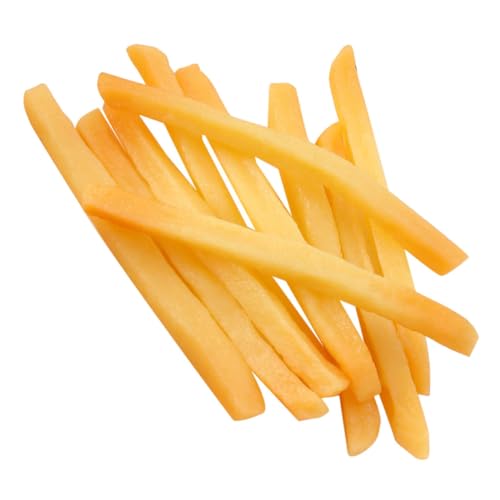 KOMBIUDA 10st Gefälschte Pommes Frites Pommes-Party-Trick Gebratenes Künstliches Pommes-Modell Küchenzubehör Lebensmittelsimulation Pommes Frites Frittiertes Modell PVC von KOMBIUDA