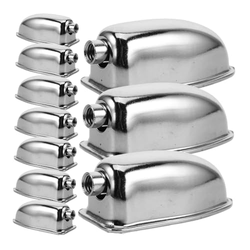 KOMBIUDA 10st Lugs-Schlagzeug Trommelklauenhaken Tom Drum Lugs Böckchen Für Bassdrum Single-end-trommelböckchen Snaredrum-Teile Teile Von Musikinstrumenten Silver Eisen von KOMBIUDA