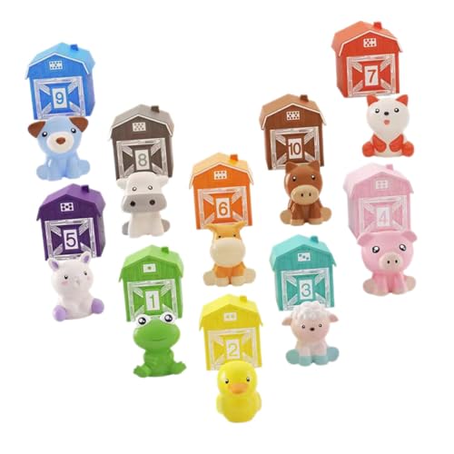 KOMBIUDA 10st -regenbogenhaus Handpuppen Für Kinder Dehnbare Fingerpuppen Tiere Fingerpuppe Spielzeug Fingerpuppen in Tierform Hand-fingerpuppen-Spielzeug Tierische Fingerpuppen Plastik von KOMBIUDA