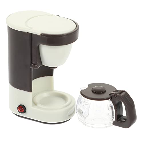 KOMBIUDA Puppenhaus Maschine 01:12 Mini Kaffeemaschine Spielzeug Realistische Spielzeug Kaffee Miniatur Home Dekorationen von KOMBIUDA