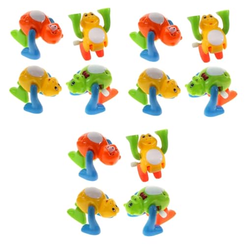 KOMBIUDA 12 STK Purzelbaum Spielzeug Kinderspielzeug Spielzeug für Kinder Toys Kombinationssatz Spielzeug Fun Toy uhrwerk Tiere Spielzeug für Party Aufzieh-Salto-Spielzeug Plastik von KOMBIUDA