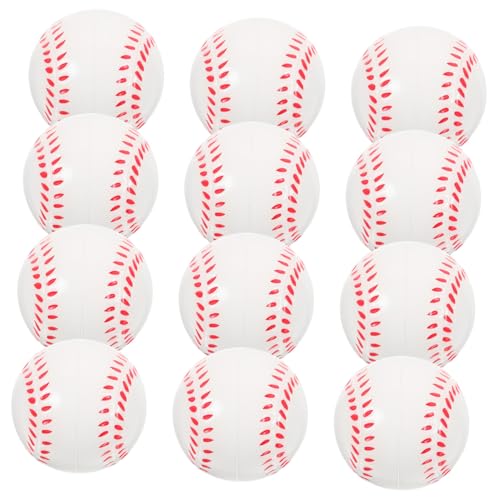 KOMBIUDA 12 Stück Feste Schaumstoffbälle Für Kinder Softball Baseballschläger Spielzeug Training Baseball Hüpfball Weiche Bälle Für Kinder Minibälle Sport Stressbälle Kinder von KOMBIUDA